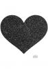 Flash Heart Black Pasties Sex Toy Product Image 1