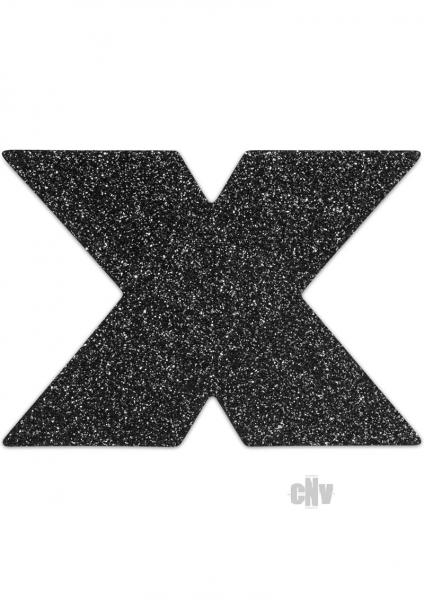 Flash Cross Black Pasties Sex Toy Product