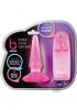 Basic Anal Pleaser Pink Vibrating Butt Plug Sex Toy Product Image 3