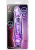 B Yours Vibe #7 Purple Realistic Vibrating Dildo Sex Toy Product Image 2