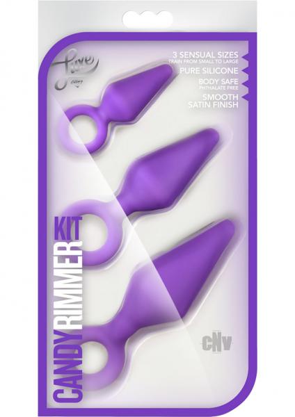 Candy Rimmer Kit Butt Plug Purple Sex Toy Product