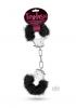Temptasia Plush Fur Cuffs Black Handcuffs Sex Toy Product Image 3