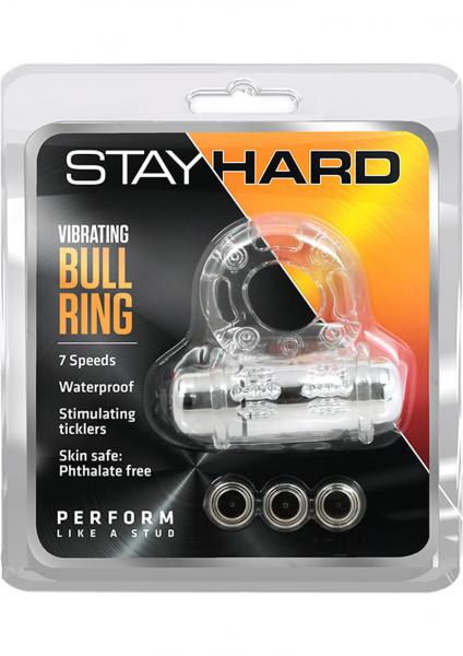 Vibrating Bull Ring Clear Sex Toy Product