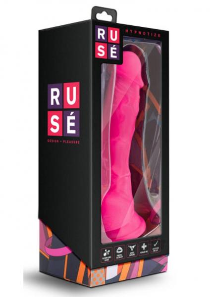 Ruse Hypnotize Hot Pink Realistic Dildo Sex Toy Product