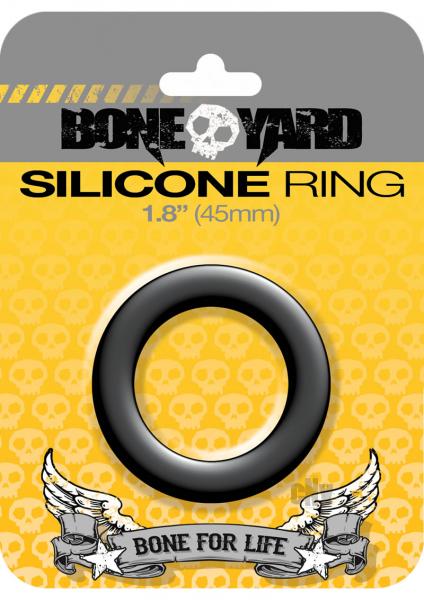 Boneyard Silicone Ring 1.8 inches Black Sex Toy Product