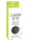 Quickie Ball Gag Large Black Sex Toy Product