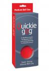 Quickie Ball Gag Medium Red Sex Toy Product
