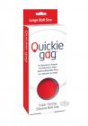 Quickie Ball Gag Large Red Sex Toy Product