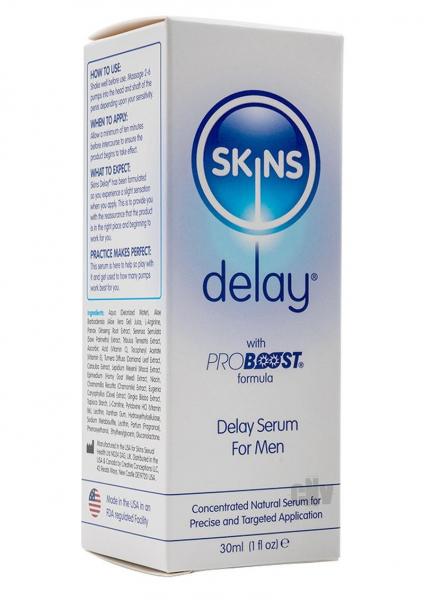Skins Natural Delay Serum 30ml Sex Toy Product