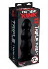 Xxxtreme Kink Triple Monster Plug 13 inches Black Sex Toy Product