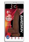 Jock Bareskin Dong W/balls 8 Caramel Sex Toy Product