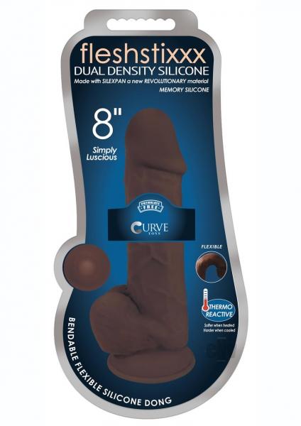 Fleshstixxx Dual Dense W/balls 8 Choco Sex Toy Product