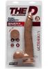 The D Realistic D 9 inches Slim Dildo with Balls Tan Sex Toy Product Image 2