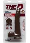 The Realistic D Slim W/balls 9 Chocolat Sex Toy Product