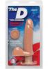 The D Perfect D Vibrating Dildo 7 inch Vanilla Beige Sex Toy Product Image 2