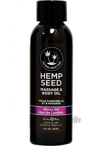 Earthly Body Massage Oil Skinny Dip 2oz Sex Toy Product