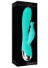 The Silicone Rechargeable Bunny Vibrator Green Sex Toy Product Image 3