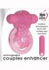 Rechargeable Couples Enhancer Pink Vibrating Ring Sex Toy Product Image 3