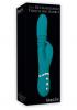 Eve's Rechargeable Thrusting Rabbit Vibrator Green Sex Toy Product Image 2