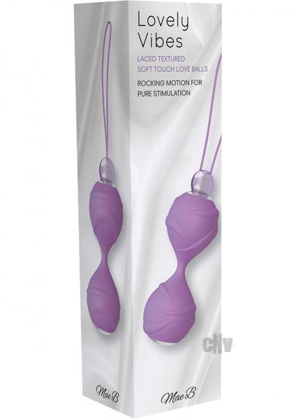 Mae B Laced Love Balls Purple Sex Toy Product