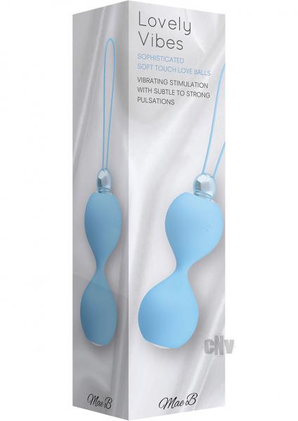 Mae B Soft Touch Vibe Love Balls Blue Sex Toy Product