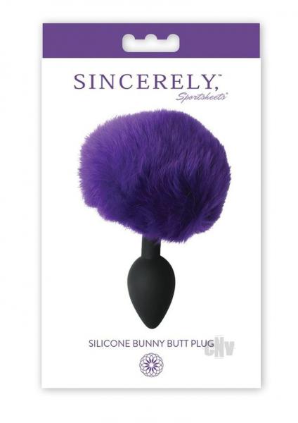 Sincerely Silicone Bunny Butt Plug Sex Toy Product