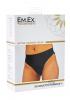 Em Ex Active Harness Wear Silhouette Crotchless XS Black Sex Toy Product Image 3