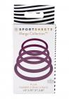 Rubber O Ring Plum 4pk Sex Toy Product