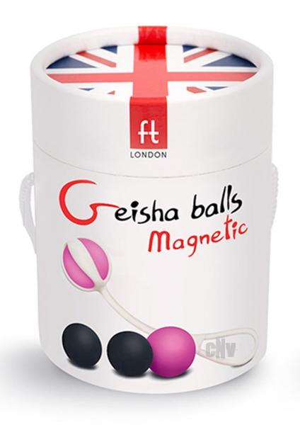 Geisha Balls Magnetic Pink Black Sex Toy Product