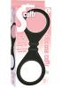 The Nines S Cuffs Black Silicone Handcuffs Sex Toy Product Image 2