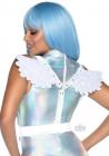 Furry Angel Wing Body Harness Os White Sex Toy Product