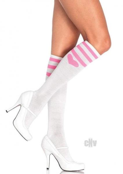 Sweetheart Athletic Knee Socks White Sex Toy Product