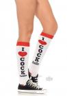 Cocktails Knee Socks White/red Sex Toy Product