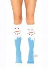 Snow Man Knee High Socks Os Multicolor Sex Toy Product