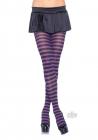 Striped Tights Plus Black/purple Sex Toy Product