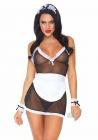 Seductive French Maid 4pc Black/white Sex Toy Product