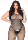 Crystalized Tank Bodystocking 1x-2x Blac Sex Toy Product