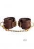 Red Room Ankle Cuffs Brown Sex Toy Product Image 1