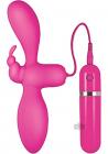 Sinful Dual Exciter Pink Vibrator Sex Toy Product