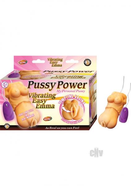Pussy Power Vibrating Easy Emma Beige Stroker Sex Toy Product