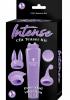 Intense Clit Teaser Kit Purple Mini Massager with 4 Heads Sex Toy Product Image 3
