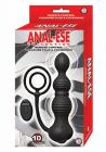 Anal-ese Remote Pleasure Plug/cring Blk Sex Toy Product