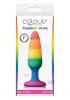 Colours Pride Edition Pleasure Plug Small Rainbow Sex Toy Product Image 2
