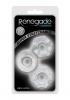 Renegade Chubbies 3 Pack Cock Rings Clear Sex Toy Product Image 2