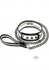 Bare Bondage Collar And 18 Inches Leash Sex Toy Product