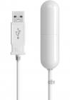 iSex USB Slim Bullet Vibrator White Sex Toy Product