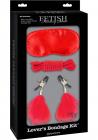 Fetish Fantasy Lover's Bondage Kit Red Sex Toy Product