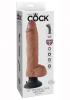 King Cock 10 inches Vibrating Tan Dildo with Balls  Sex Toy Product Image 2