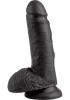 King Cock 7 Inches Cock Balls Black Sex Toy Product Image 1