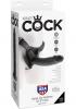 King Cock Strap On Harness 9 inches Cock Black Sex Toy Product Image 2